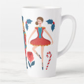 Festive Kerstmis Nutcracker Ballet Characters Latte Mok (Rechts)