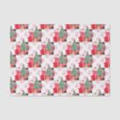 Festive kerstnootmuskaat met tik tissuepapier (Voorkant)