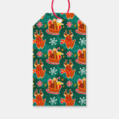 Festive kerstrendiercadeautjes Labels Cadeaulabel (Voorkant)