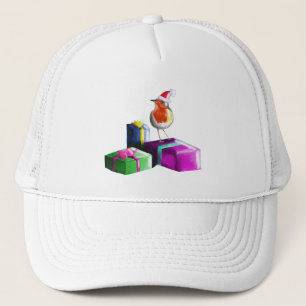 Festive kerstRobin Trucker Pet