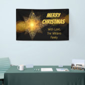 Festive kerstStar Lights Elegant Spandoek (Beurs)