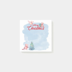 Festive-kerstvarken Post-it® Notes