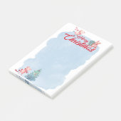 Festive-kerstvarken Post-it® Notes (Schuin)