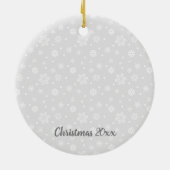 Festive Kinder zingende kerstkarolen Keramisch Ornament (Achterkant)