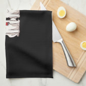 Festive Kuvasz � Christmas Pattern Classic T-Shirt Theedoek (Quarter Fold)