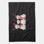 Festive Kuvasz � Christmas Pattern Classic T-Shirt Theedoek (Verticaal)