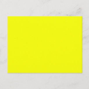 Festive Lemon Yellow Decor Color past dit aan! Briefkaart
