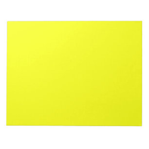 Festive Lemon Yellow Decor Color past dit aan! Notitieblok