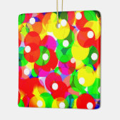 Festive leuke belletje kunst keramisch ornament (Links)