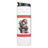 Festive Love Messenger Gnome Thermosbeker (Geroteerd rechts)