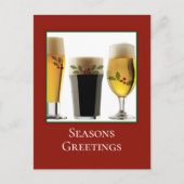 Festive Lunettes Ale personnalisable Carte postale (Devant)