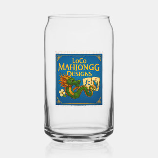 Festive Mahjong Pint Glasses 