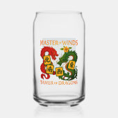 Festive Mahjong Pint Glasses (Verso)