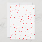 Festive Maison de vacances chritsmas invitation de (Dos)