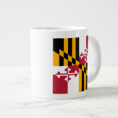 Festive Maryland State Flag Extra Grote Mok (Voorkant rechts)