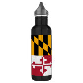 Festive Maryland State Flag Waterfles (Links)