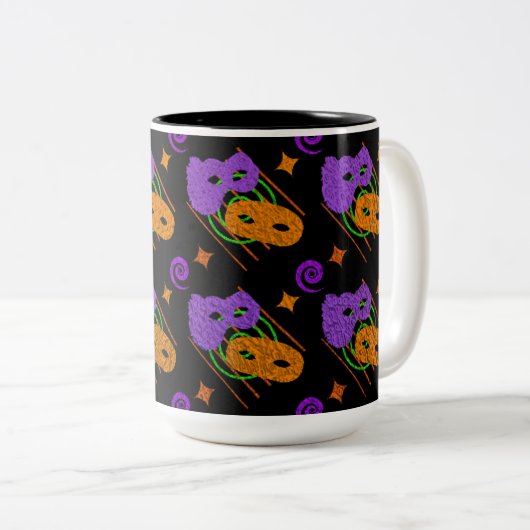 Festive Masquerade maskeert Mok (Voorkant rechts)