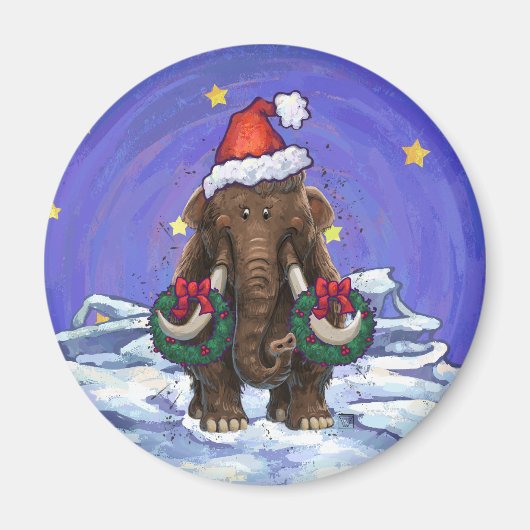 Festive Mastodon Magneet (Voorkant)