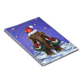 Festive Mastodon Notitieboek (Rechterzijde)