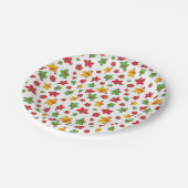 Festive Meeples Board Game Kerstmis Papieren Bordje (Gekanteld)