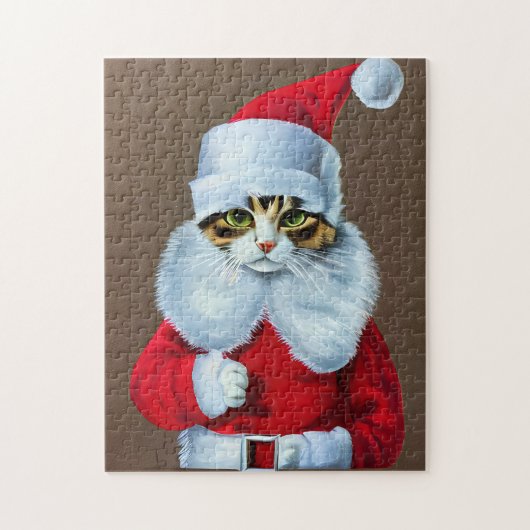 Festive Meowy Noël Chat Jigsaw Puzzle Puzzle (Vertical)