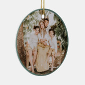 Festive Merry And Bright Christmas Keramisch Ornament (Rechts)