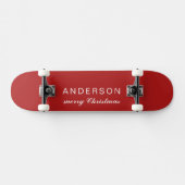 Festive Merry Christmas Skateboard for Holiday Fun (Horizontaal)