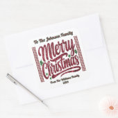 Festive Merry Christmas Sticker (Enveloppe)