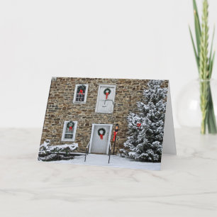 Festive Mill Holiday Card Feestdagen Kaart