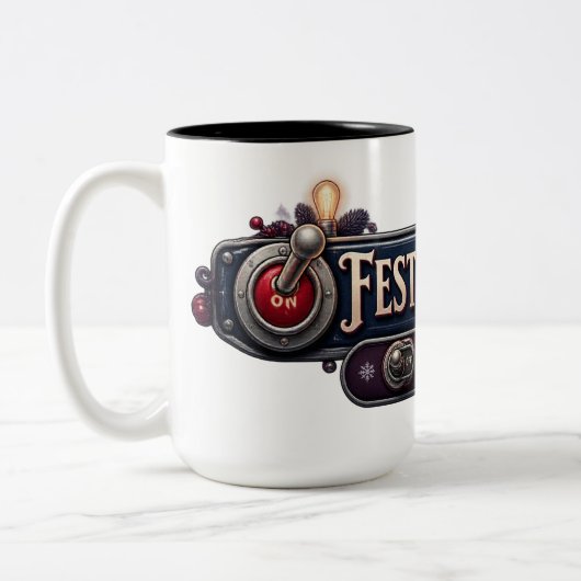 Festive Mode Christmas Mug (Gauche)