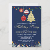 Festive moderne Business Fêtes Invitation (Devant)