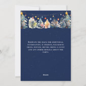 Festive moderne Business Fêtes Invitation (Dos)