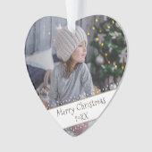Festive Moderne Kerstfeestdag - Keepomwille Foto Ornament (voorkant)