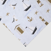 Festive Nautical Print Tissuepapier (Detail)