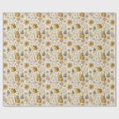 Festive New Year Celebration Cadeaupapier (Vlak)