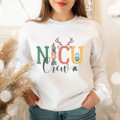 Festive NICU Crew Christmas Sweatshirt 