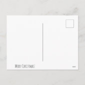 Festive Noël Chiens de vacances Cheer Carte postal (Dos)