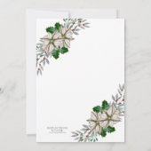 Festive Noël Cocktail Fête Invitation (Dos)