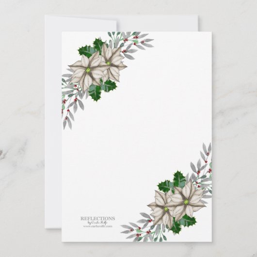 Festive Noël Cocktail Fête Invitation (Dos)