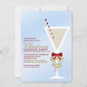 Festive Noël Cocktail Invitations (Devant)