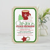 Festive Noël Cookie Exchange Party Invitation (Debout devant)