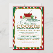 Festive Noël Cookie Exchange Party Invitation (Devant)
