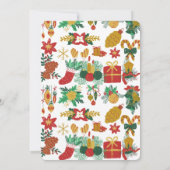 Festive Noël Invitation Festive Christ (Dos)