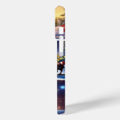 Festive Noël Père Noël iPhone 15 Pro Coque (Verso / Gauche)