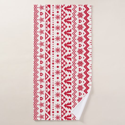 Festive Noël sans couture motif. (Serviette de bain)