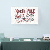 Festive North Pole Hot Chocolade Spandoek (Beurs)