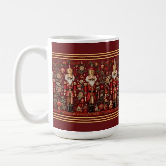 Festive Nutcracker Holiday Mug (Gauche)