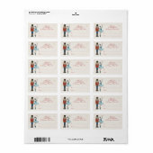 Festive Nutcracker Merry Christmas To From Labels (Full Sheet)