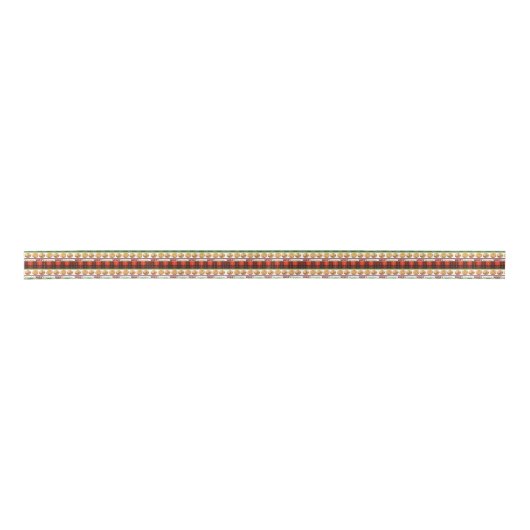 Festive nutcracker tiled kerstparty lint (Voorkant)