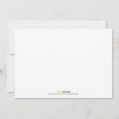 Festive Ornaments Holiday Party Invitation (zwart) Kaart (Achterkant)